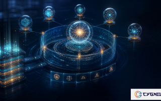SAP BTP artificial intelligence enterprise architecture illustration by Cygnivo