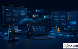 SAP BTP digital workplace enterprise architecture illustration by Cygnivo