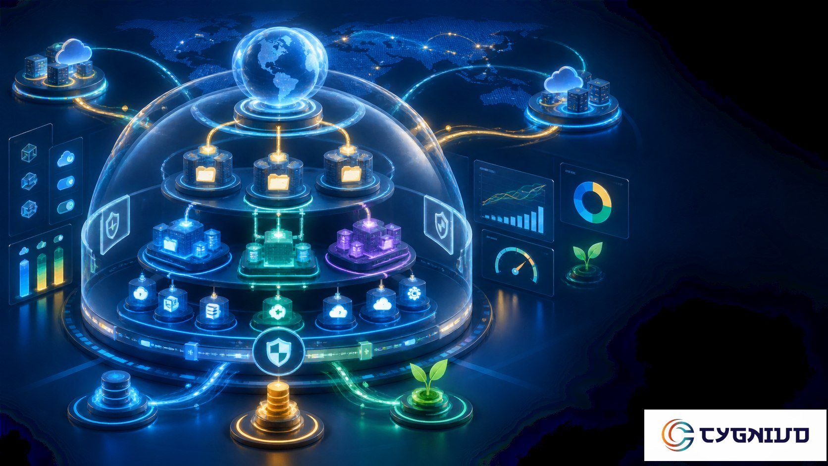 SAP BTP governance finops enterprise architecture illustration by Cygnivo