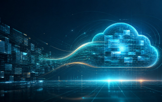 SAP Cloud ERP adoption visualized as legacy enterprise modules converging into a unified cloud platform